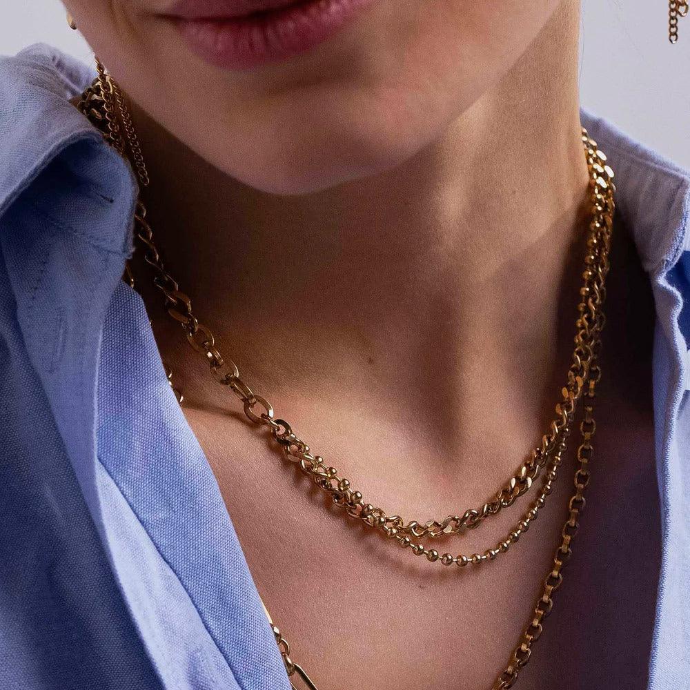 BOHM PARIS Stockholm|Collier Morgan -kirurginteräsketju