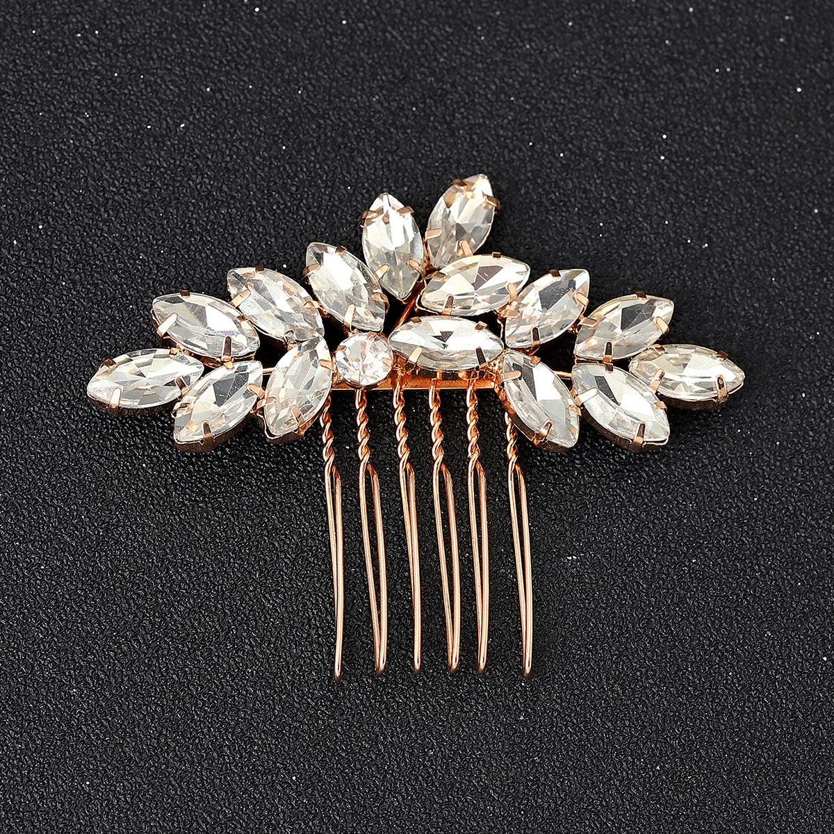 Hair ornament, ROMANCE | Diana gold-toned bow ornament