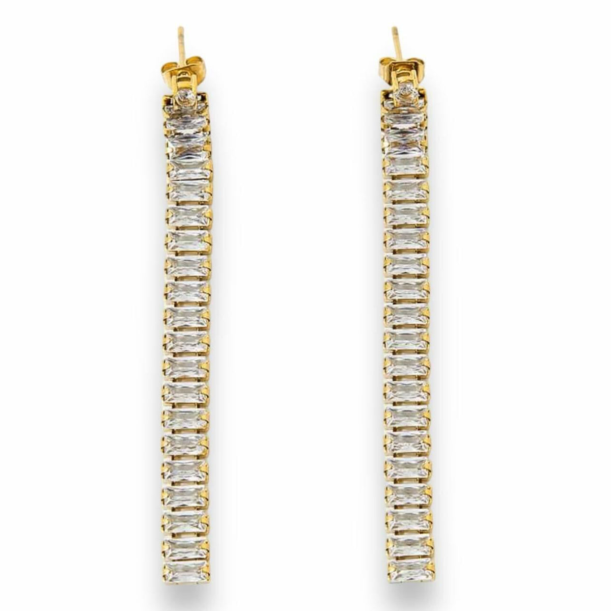 FRENCH RIVIERA|Carly Earrings -kullanväriset kirurginteräskorvakorut