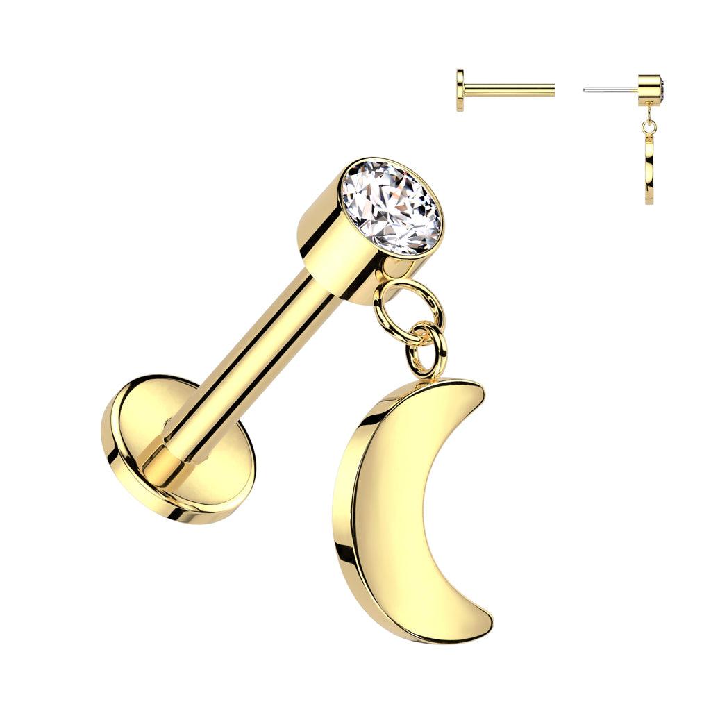 Titaani rustokoru/traguskoru, Push In Dangly Moon in Gold