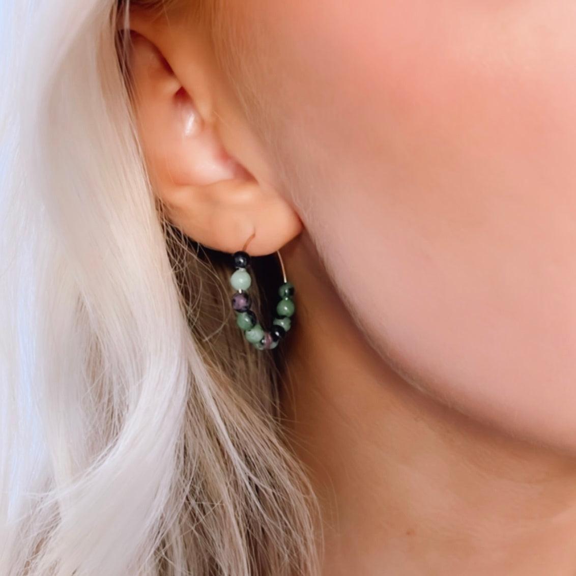 Jolie handmade crystal rings (turquoise)