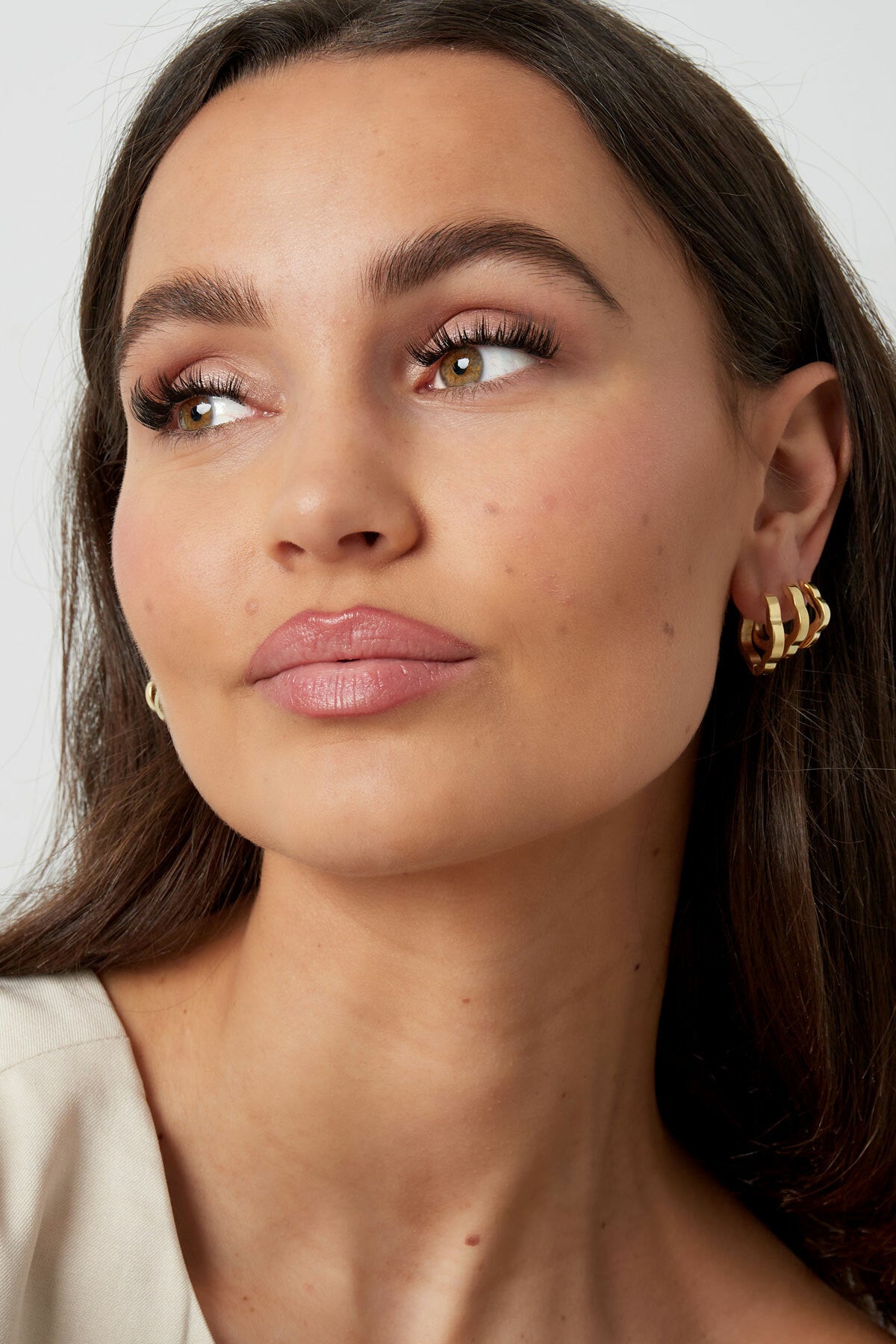 FRENCH RIVIERA | Lizzie -modern surgical steel rings (gold)
