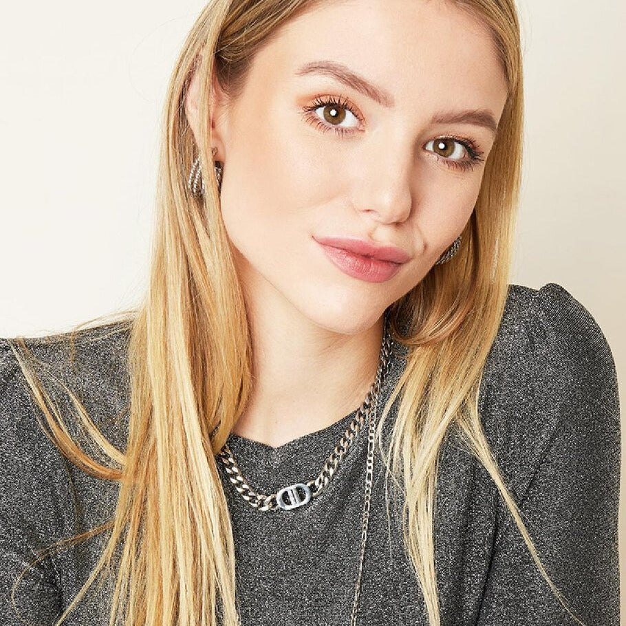 FRENCH RIVIERA | Belle Amélie Armor Chain Necklace (Silver) 
