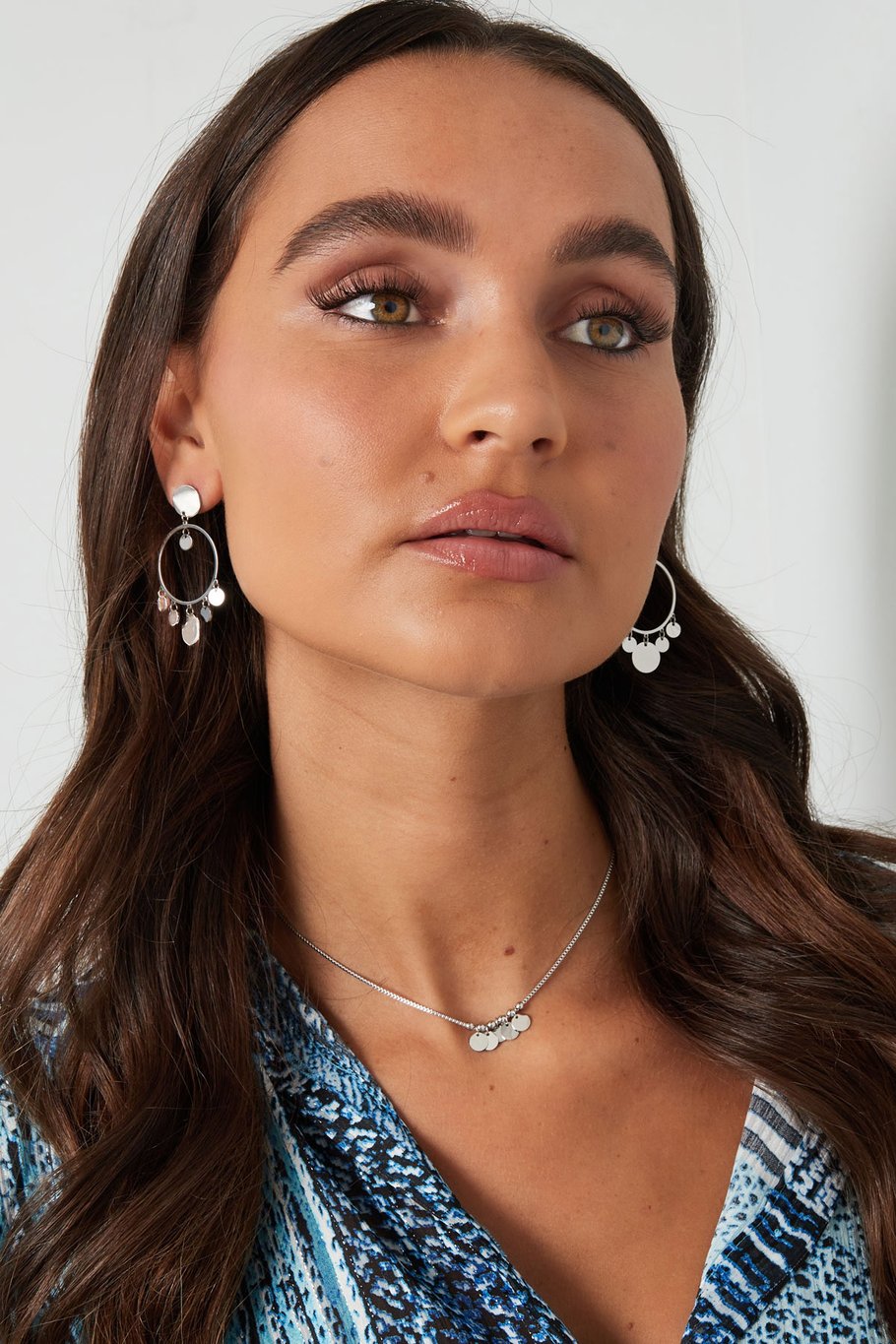 French Riviera | Silver Drops - dainty surgical steel necklace (silver) 