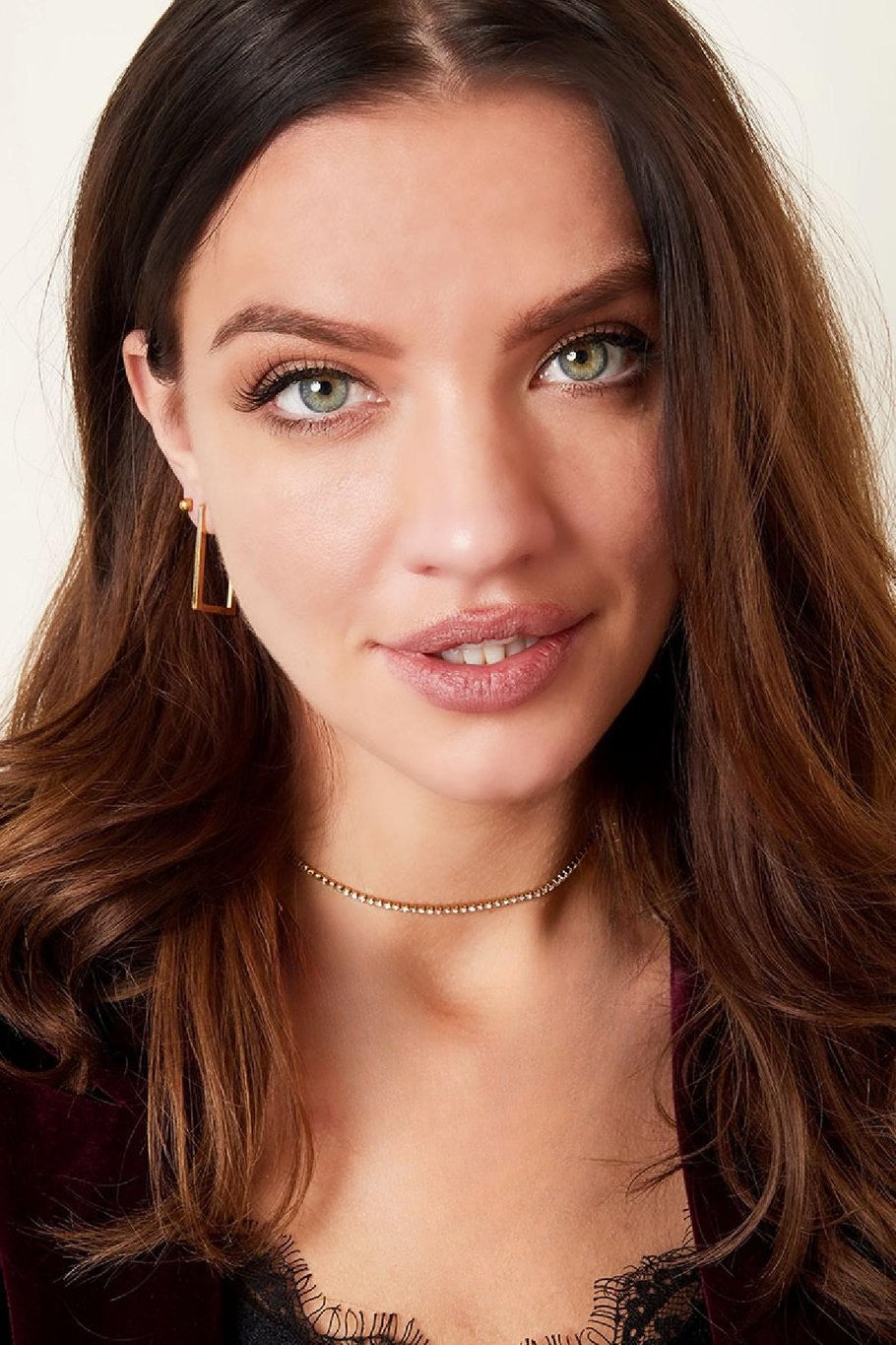 French Riviera | Crystal Kiss Rhinestone Choker (Gold) 