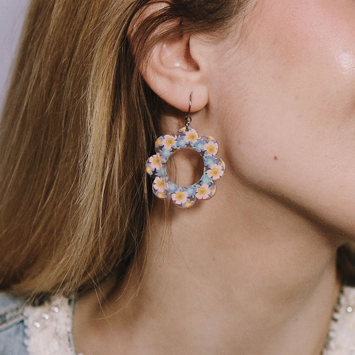 Earrings, Fruit Salad - colorful fruit salad earrings
