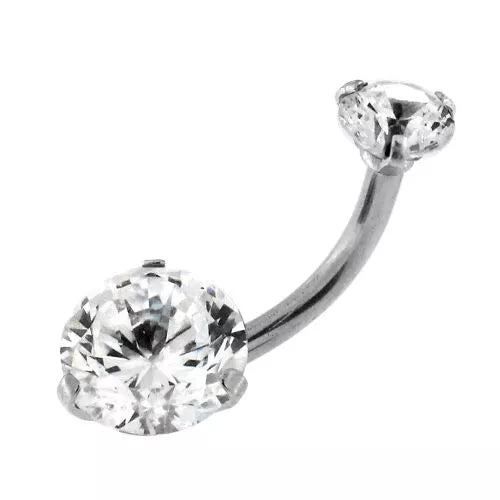 Belly button, Gemline – a clear-cut belly button (clear) 