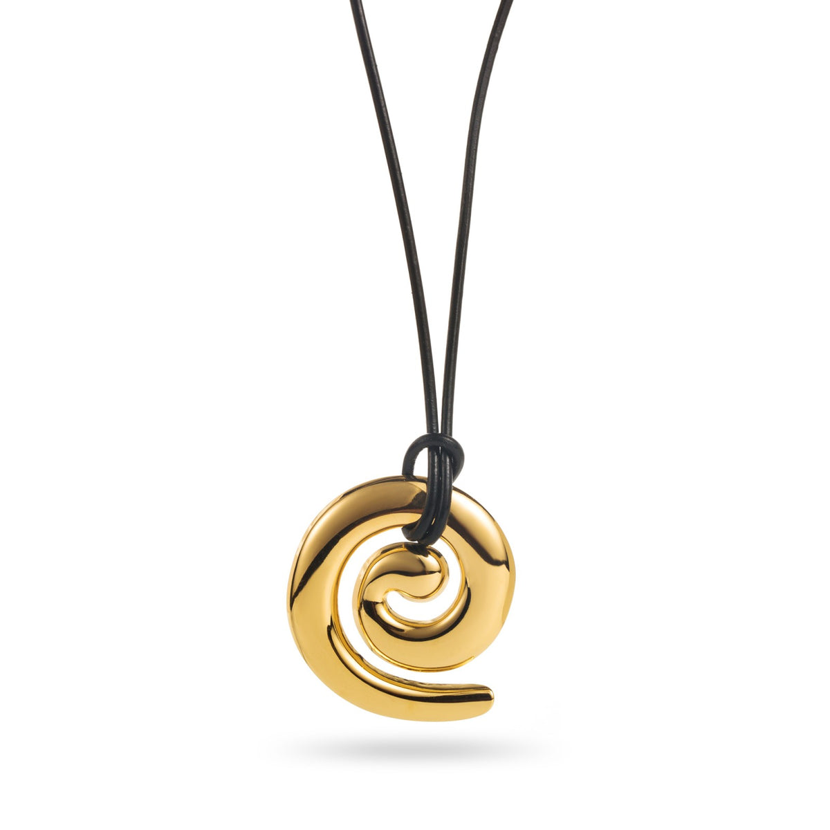 FRENCH RIVIERA | Alessia Surgical Steel Spiral Necklace (Gold) 