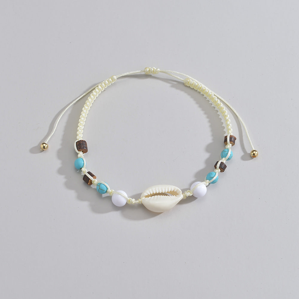 FRENCH RIVIERA | Seafoam Soul – boheemi nilkkakoru simpukalla