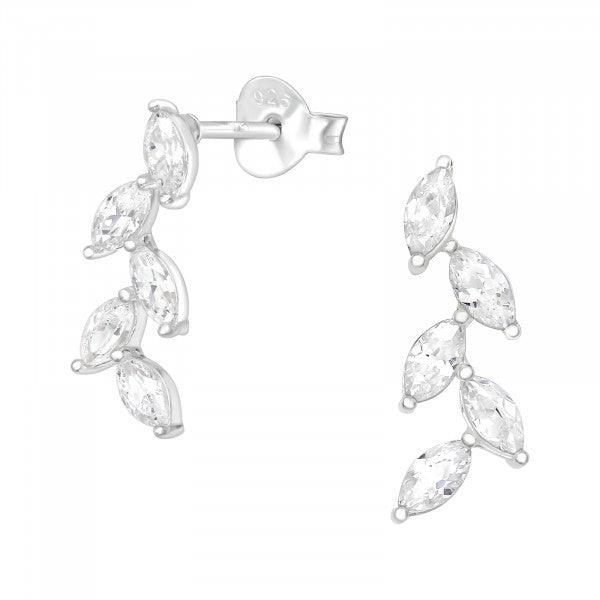 Hopeanapit, Olive Leaf -kirkkaat kristallinapit