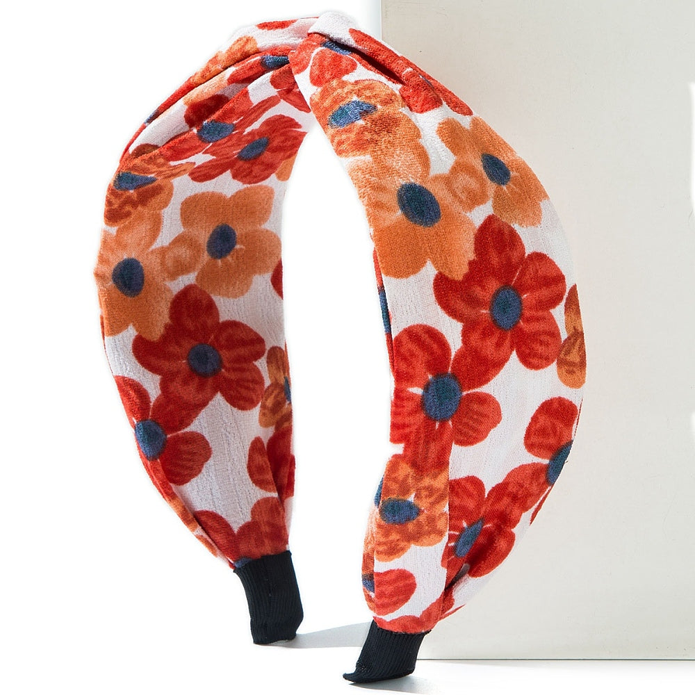 SUGAR SUGAR® | Meadow Garden COMFY – joustava hiuspanta (punainen)