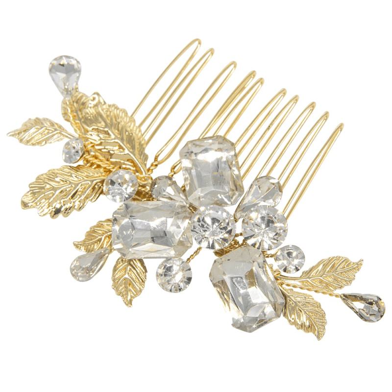 ATHENA BRIDAL | Marion -kristallihiuskoriste (kulta)