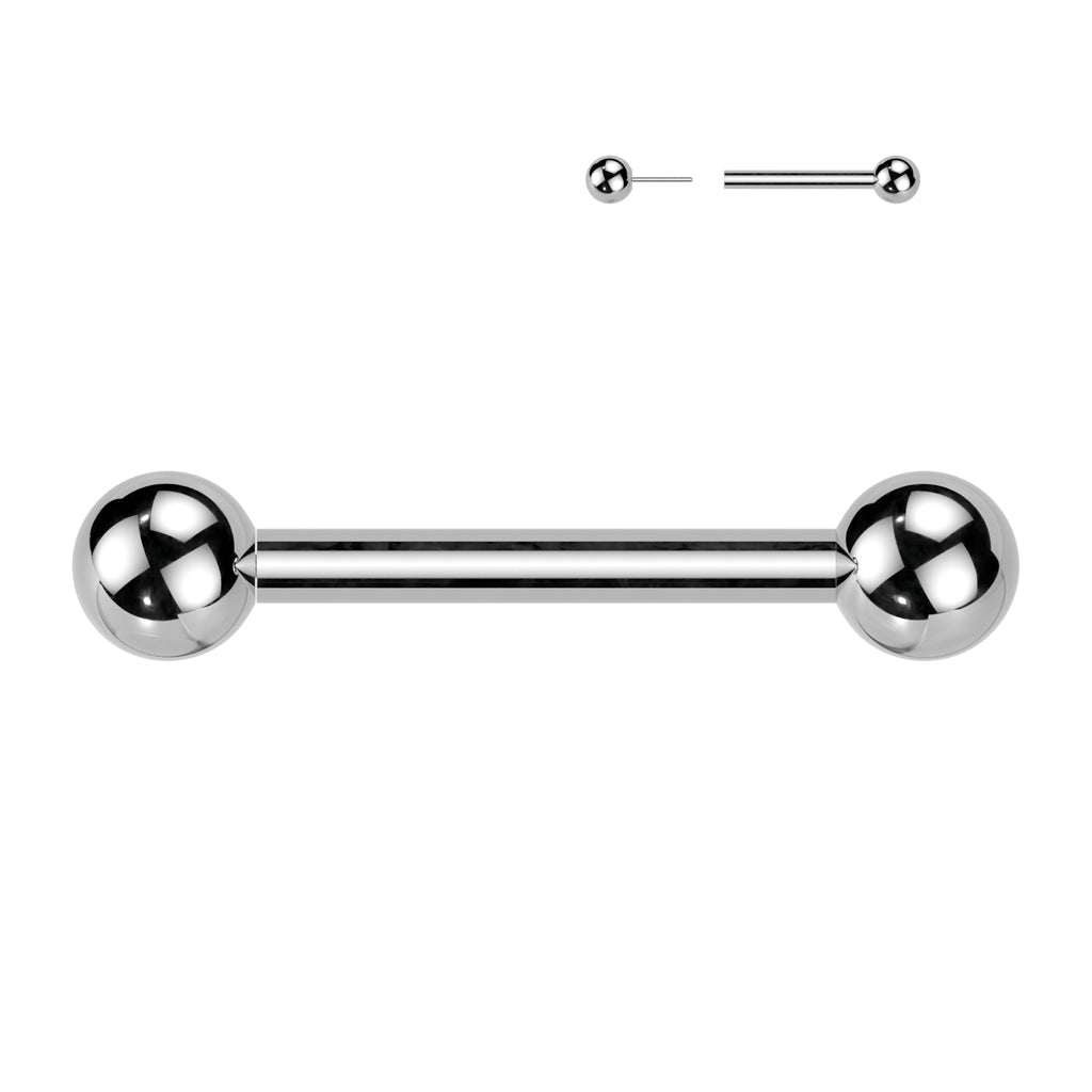 Titaaninen nännikoru, Classic Sphere 4mm –push in, hopea