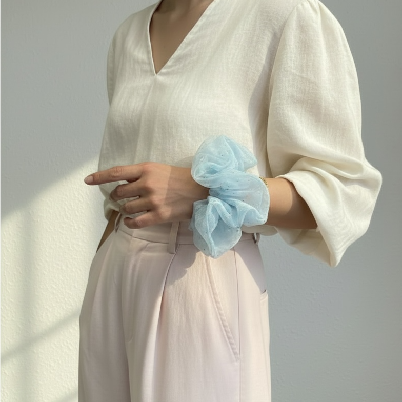 SUGAR SUGAR®, Zella patterned bow hair donut