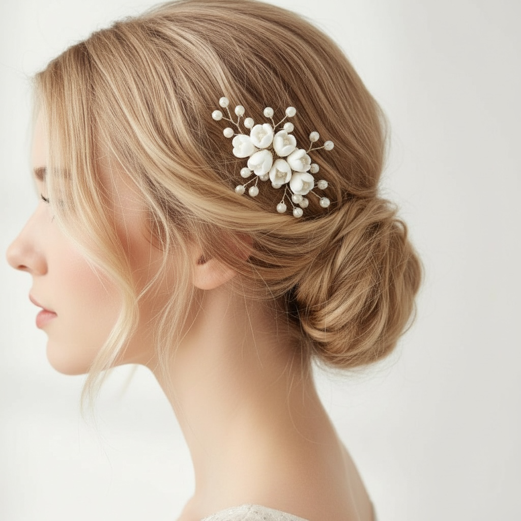 Hair ornament|ROMANCE, Sara -stylable gold-colored hair ornament each