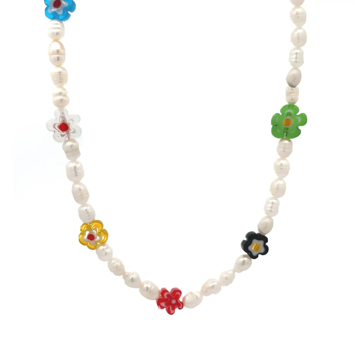 Amarino | Minaro freshwater pearl necklace with colored pearls (gold) 